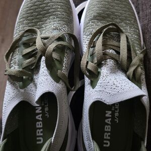 Urban Sport By J/slides Army Green Sneakers. Women Size 9.5. New.